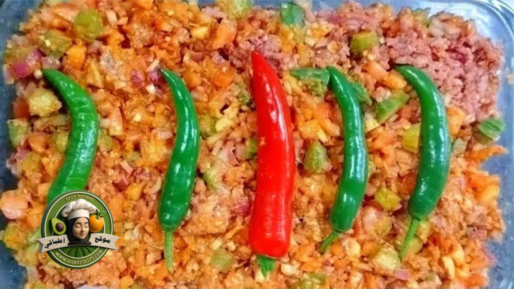 صينية كفتة بالبامية #كفتة #عشاءلذيذ #طبخ
