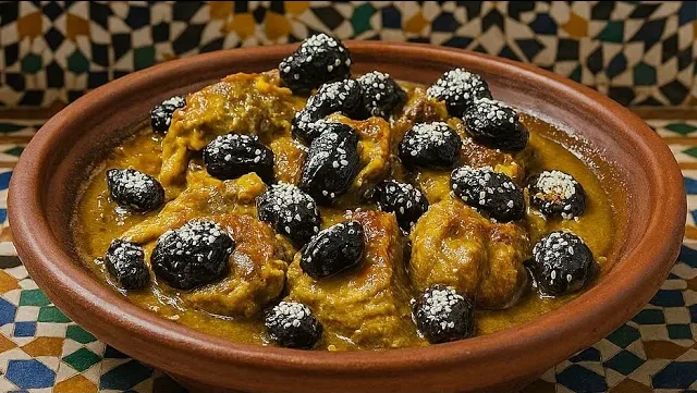 طريقة عمل الطاجين المغربي باللحم والبرقوق | وصفة مغربية أصيلة